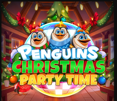 Penguins Christmas Party Time